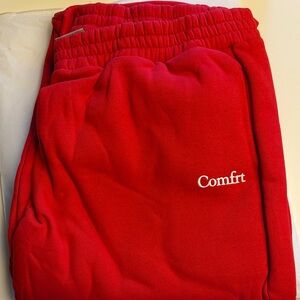 COMFRT Cloud Jogger Pants in Crimson Size 3X